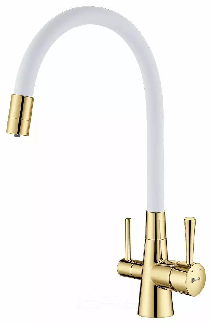 Смеситель Lemark Comfort LM3075G-White для кухни  с подключением к фильтру с питьевой водой
