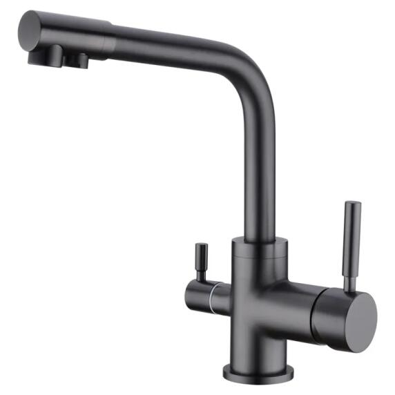 Смеситель кухонный EMAR ECB - 3003N PVD dark