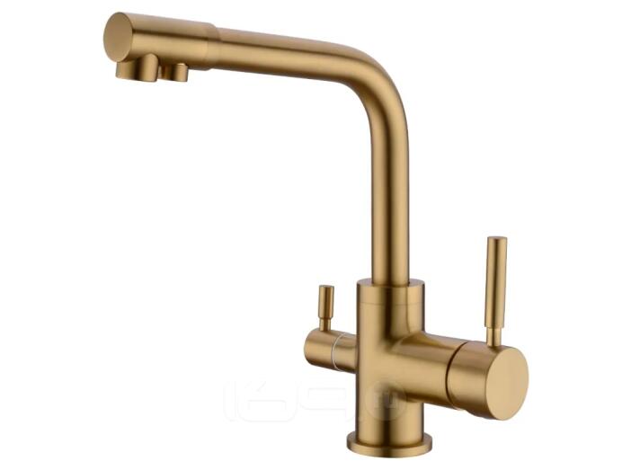Смеситель кухонный EMAR ECB - 3003N PVD Golden