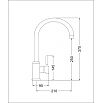 tumb 2 - Смеситель кухонный EMAR ECB - 3004 PVD Coppery