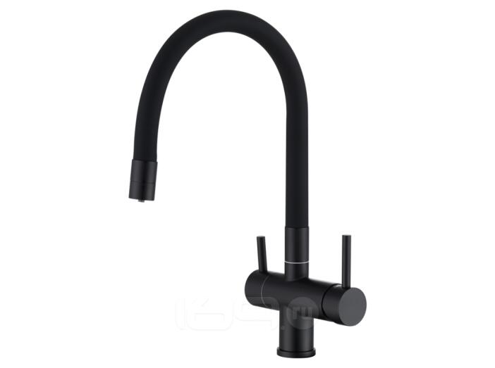 Смеситель кухонный EMAR ЕС - 3015 black