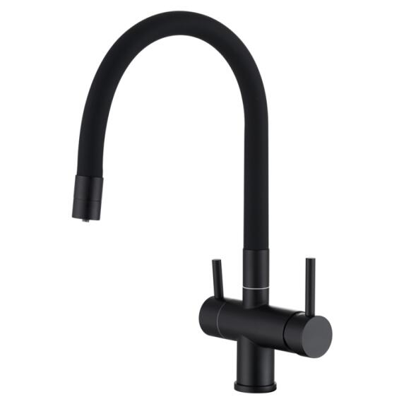 Смеситель кухонный EMAR ЕС - 3015 black