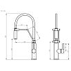 tumb 2 - Смеситель кухонный EMAR ЕСВ 7012 Black