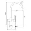 tumb 3 - Смеситель для кухни с каналом для фильтрованной воды Pure IDDIS PURBNFJi05