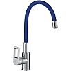 tumb 2 - Смеситель Rossinka Z35-35U-Blue для кухонной мойки с гибким цветным изливом