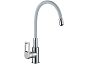 Смеситель Rossinka Z35-35U-White для кухонной мойки с гибким цветным изливом