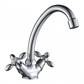 Смеситель DECOROOM DR53012  для раковины с повортным изливом