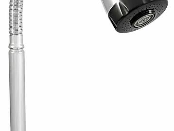Смеситель для мойки одноручный Juguni Luxe с гибкой подводкой 0402.969C