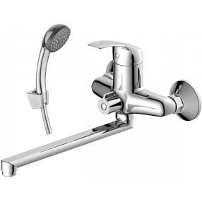 Смеситель DECOROOM DR71043 для ванны универсальный с поворотным изливом