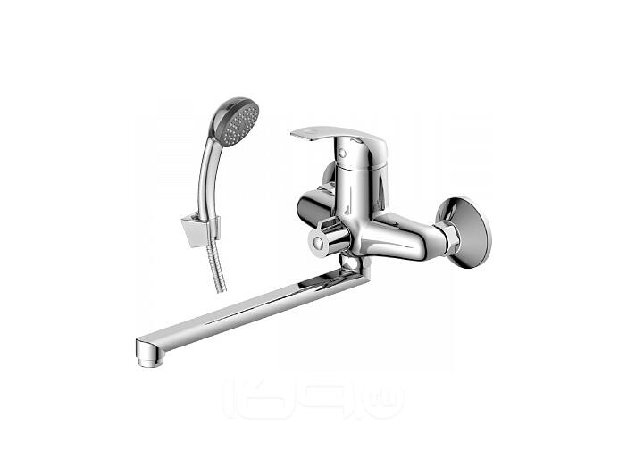 Смеситель DECOROOM DR71043 для ванны универсальный с поворотным изливом