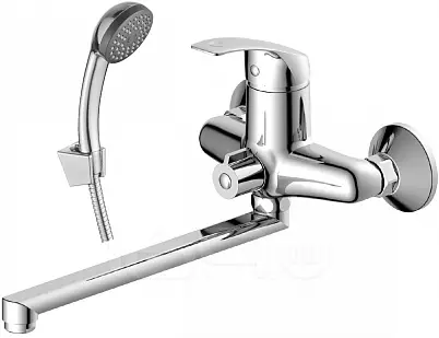 Смеситель DECOROOM DR71043 для ванны универсальный с поворотным изливом