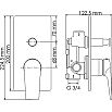 tumb 2 - Смеситель для ванны и душа WasserKRAFT Glan 6661