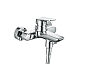 Смеситель для ванны AQUATEK AQ1040CR ВЕГА