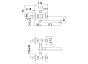 Смеситель для ванны Duplex Milardo DUPSB02M02