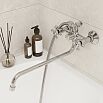 tumb 2 - Смеситель для ванны с длинным изливом Duplex Milardo DUPSB02M10