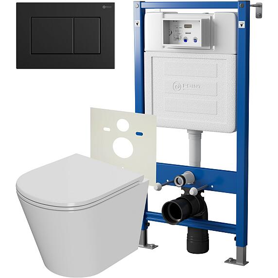 Комплект инсталляйции Point PN48074BM 3в1