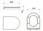 Крышка-сиденье Point Афина PN46041, дюропласт, микролифт для унитаза, белая
