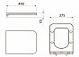 Крышка-сиденье Point Меркурий PN46831GM, дюропласт, микролифт для унитаза, графит