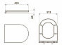 Крышка-сиденье Point Виктория PN46061, дюропласт, микролифт для унитаза, белая