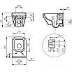 tumb 2 - Подвесной унитаз CREA SQUARE Clean On DPL EO slim