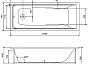 Ванна акриловая AM.PM Gem 160x70