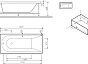 Ванна акриловая AM.PM Spirit 170x75