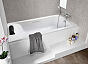 Акриловая ванна Roca BeCool 170x80 прямоугольная 