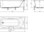 Акриловая ванна Roca BeCool 170x80 прямоугольная 