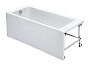 Ванна акриловая Roca Easy 170x75 прямоугольная 