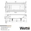 tumb 6 - Ванна чугунная Wotte Line 170х70