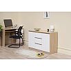 Челси Комод 1200 (2 двери 3 ящика) (Белый глянец, дуб сонома)