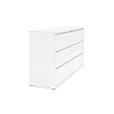 Челси Комод 1202 (6 ящиков) (Ш) (Белый глянец, белый)