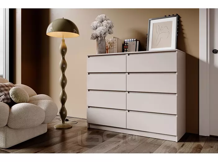 Челси Комод 8 ящиков (Кашемир, Кашемир)