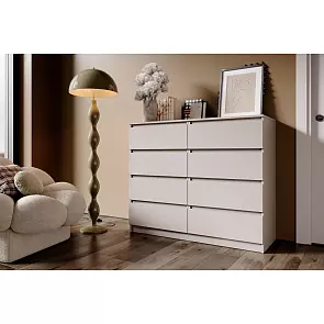 Челси Комод 8 ящиков (Кашемир, Кашемир)