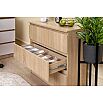 Челси Комод 800 (3 ящика) (Дуб сонома, дуб сонома)