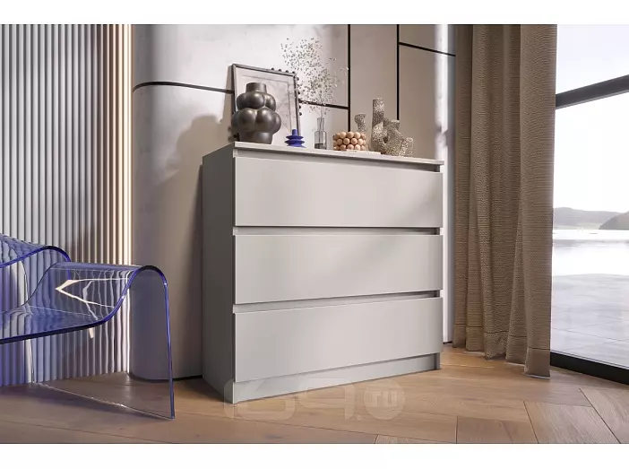 Челси Комод 800 (3 ящика) (Кашемир, Кашемир)