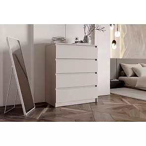 Челси Комод 800 (4 ящика) (Ш) (Кашемир, Кашемир)