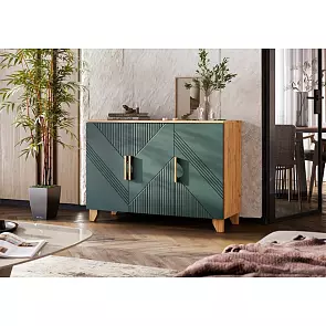 Ирис Комод (1200) (Браш Мени Грин, Дуб Крафт)