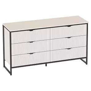 Комод 6 ящ "Нора" спальня Персидский жемчуг