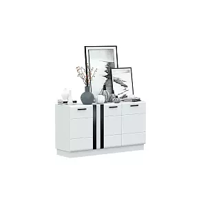 Магнолия Комод (Белый глянец)