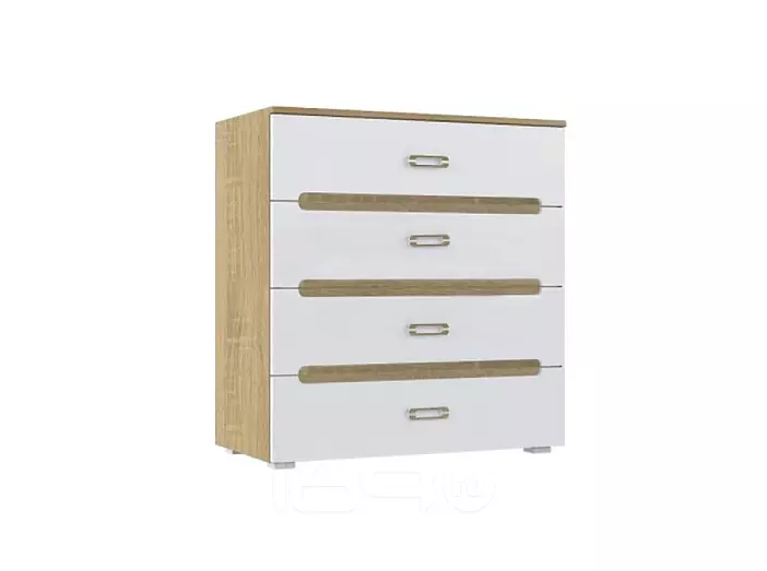 С/Г Ким Комод (Белый глянец холодный, сонома)