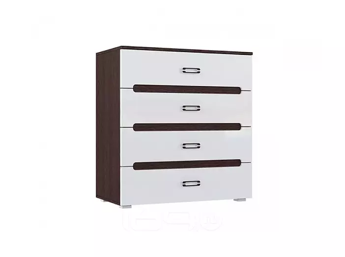 С/Г Ким Комод (Белый глянец холодный, венге)