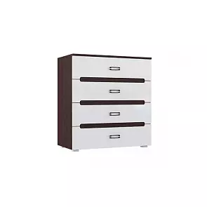 С/Г Ким Комод (Белый глянец холодный, венге)