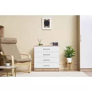 С/Г Мартина Комод 800 (Белый гянец, сонома)