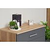 С/Г Мартина Комод 800 (Графит, Дуб крафт)