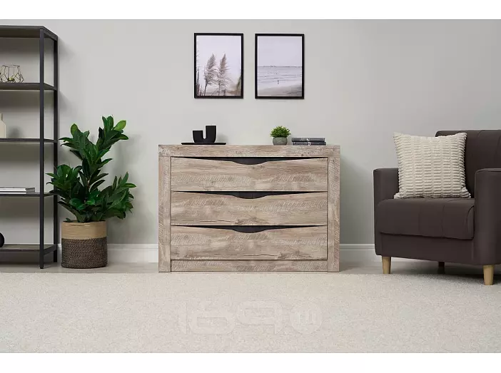 С/Г Ривьера Комод (Дуб Юкон, Бетон темный)