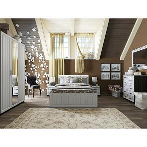 Спальня Прага-01 Белое дерево/Венге Премиум