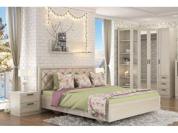 Спальня Орион-1 Ясень шимо светлый/ Лён 