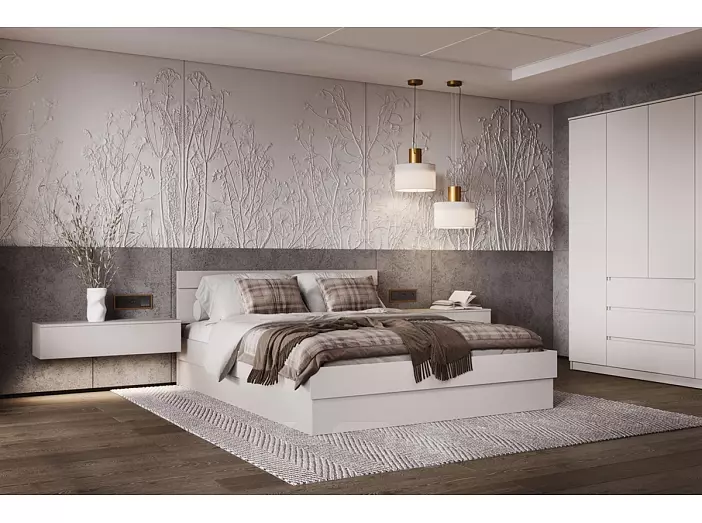 Челси Кровать 1,6м (Кашемир, Кашемир)