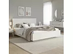 Кровать Флэш без обивки кашемир без П/М 160x200, изголовье жесткое